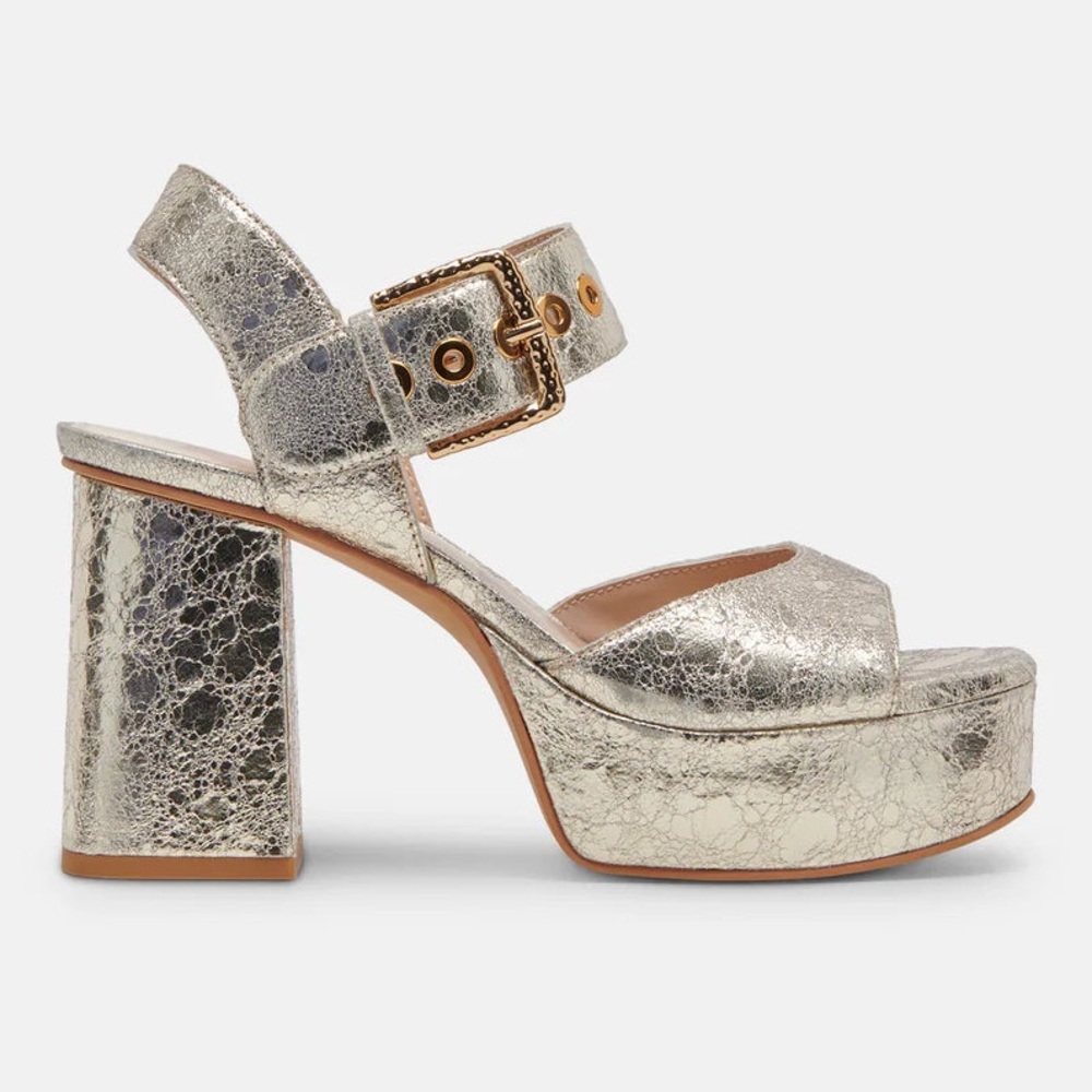 Dolce Vita Bobby Platform Heel in Platinum Size 8